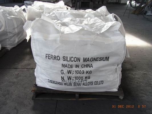 RE Solid Ferro Silicon Magnesium FeSiRE 21 For Casting Industry , Silver Grey