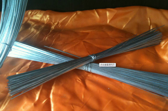 BWG17 BWG19 BWG20 Cutting Galvanized Iron Wire , Galvanized Straight Cut Wire