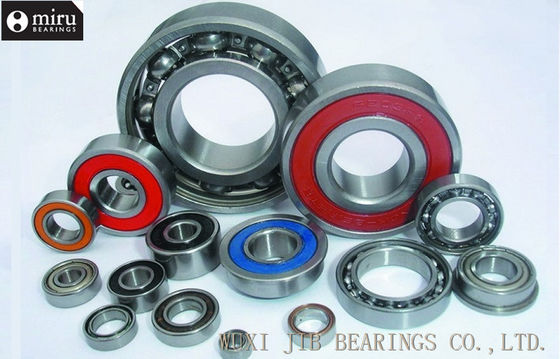 Low Vibration Deep Groove Ball Bearing Z2V2 / Z3V3 High Precision P5 / P6